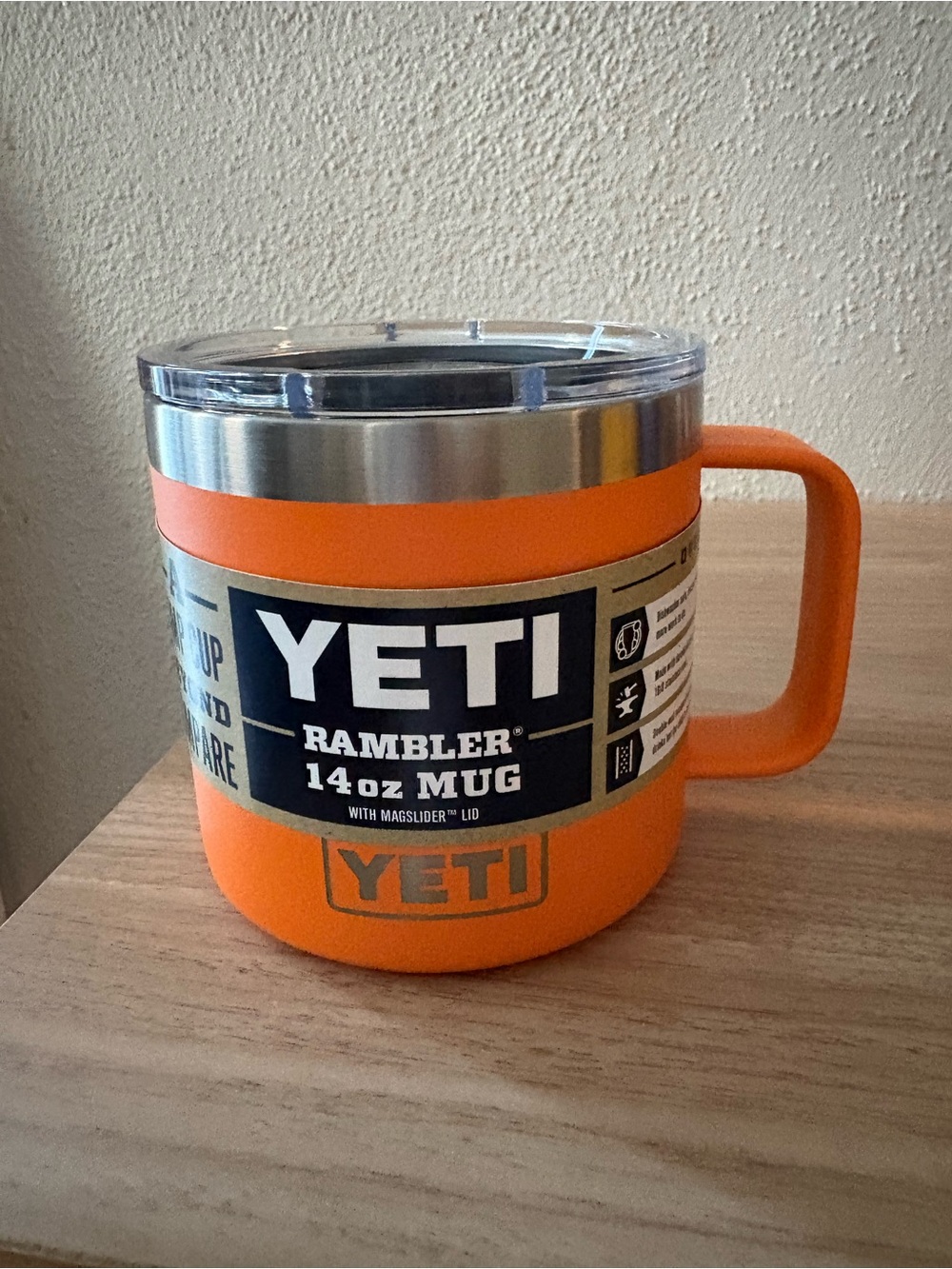 YETI Rambler 14 oz Mug - King Crab Orange